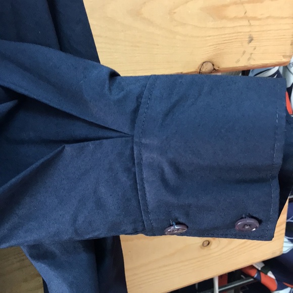 NWT,Derek Lam 10 Crosby
Petra Wrap Shirtdress,navy - Picture 8 of 16